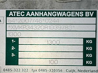 2008 atec / brouwer sm400l schaft aanhangwagen - afbeelding 8 van  16