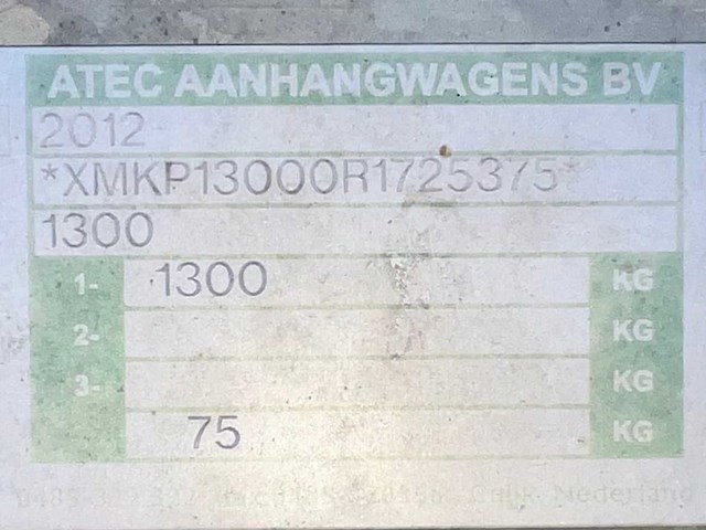 2008 atec / brouwer sm400l schaft aanhangwagen - afbeelding 7 van  15