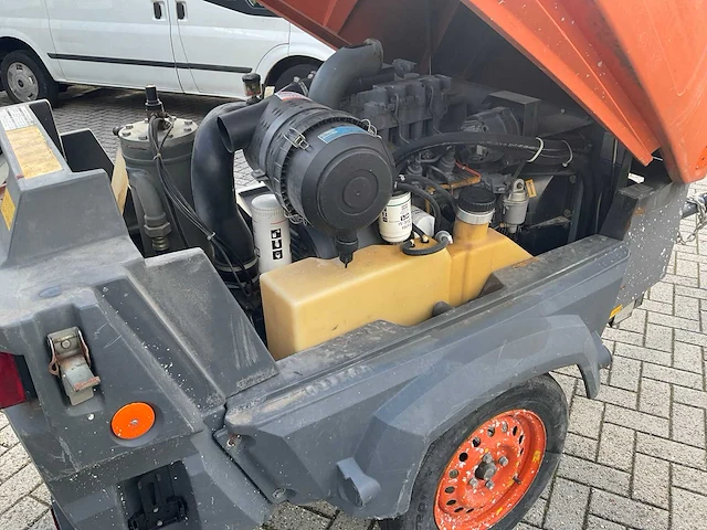 2008 atlas copco xas 57 luchtcompressor - afbeelding 9 van  9
