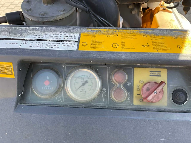 2008 atlas copco xas57 compressor aanhangwagen - afbeelding 15 van  17