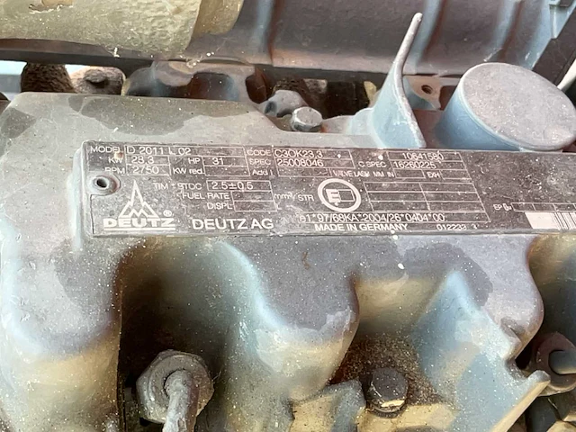2008 atlas copco xas57dd pe euro compressor aanhangwagen - afbeelding 11 van  20