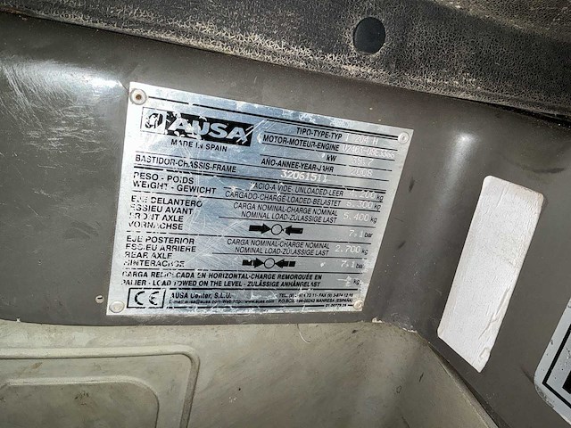 2008 ausa t204h verreiker - afbeelding 40 van  45
