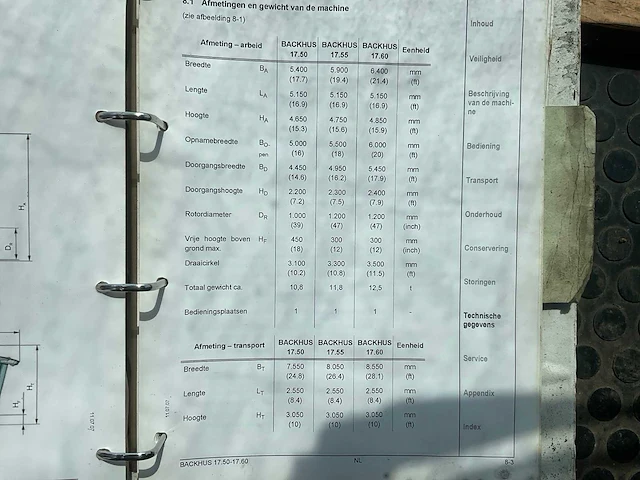 2008 backhus 17.55 compost omzetter - afbeelding 54 van  62