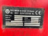 2008 beco maxxim 240 dumper aanhanger - afbeelding 7 van  15