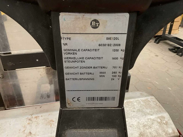 2008 bt swe120l stapelaar - afbeelding 8 van  8