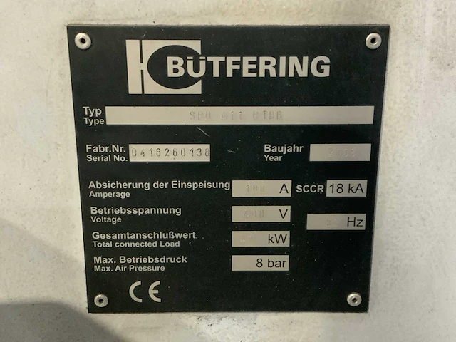 2008 bütfering steelmaster spo 411 rtbb ontbraammachine - afbeelding 5 van  21