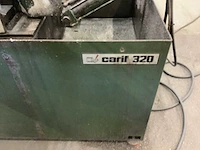 2008 carif 320bsa bandzaagmachine; rollenbaan aanvoer 6000mm ; rollenbaan afvoer met lengte meetinrichting 3000mm , 6 laadmeter voor transport - afbeelding 2 van  11