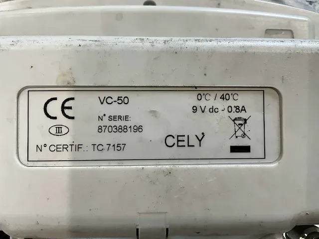 2008 cely vc-50 weegschaal - afbeelding 6 van  7