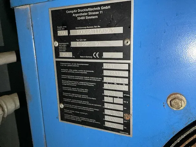 2008 compair compressorruimte in zeecontainer - afbeelding 3 van  45