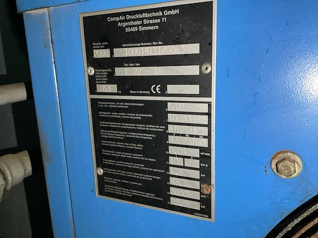 2008 compair mobiele industriële compressor installatie - afbeelding 3 van  45
