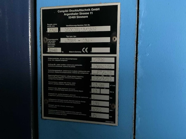 2008 compair mobiele industriële compressor installatie - afbeelding 8 van  45