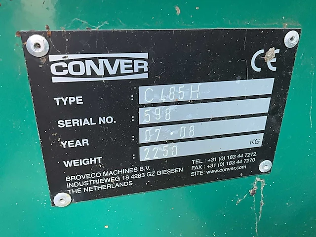 2008 conver c485h maaiboot - afbeelding 13 van  21