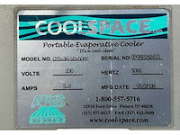 2008 cool-space evaporative cooler cs5-36 verdampingskoeler - afbeelding 7 van  7