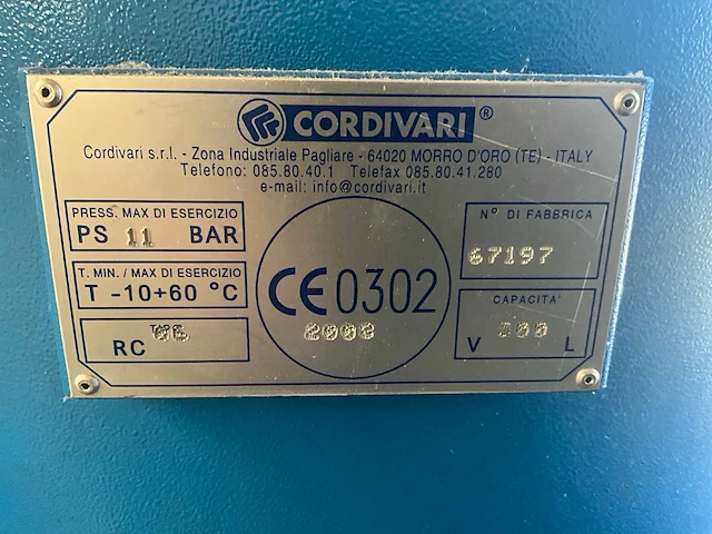 2008 cordivari rc buffertank - afbeelding 3 van  3