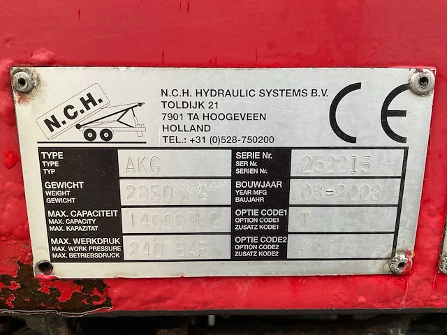 2008 daf 75.310 vrachtwagen - afbeelding 2 van  25