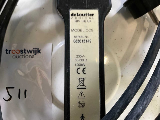 2008 de soutter medical cleancast cc 5 gipszaag - afbeelding 5 van  5