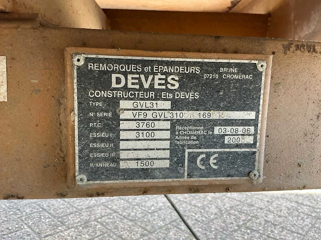 2008 deves gvl 31 kipper - afbeelding 13 van  20