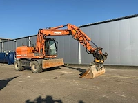 2008 doosan dx 160w-3 mobiele graafmachine - afbeelding 1 van  27