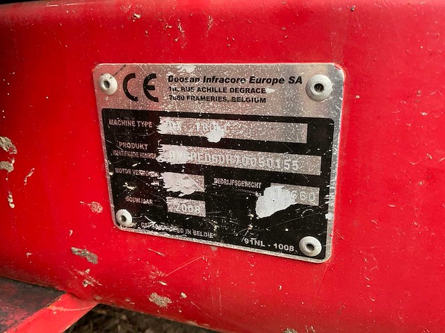 2008 doosan dx 180lc rupsgraafmachine - afbeelding 35 van  40