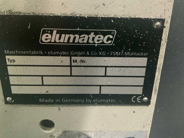 2008 elumatec dg 104-02 dubbele verstekzaagmachine. - afbeelding 29 van  29