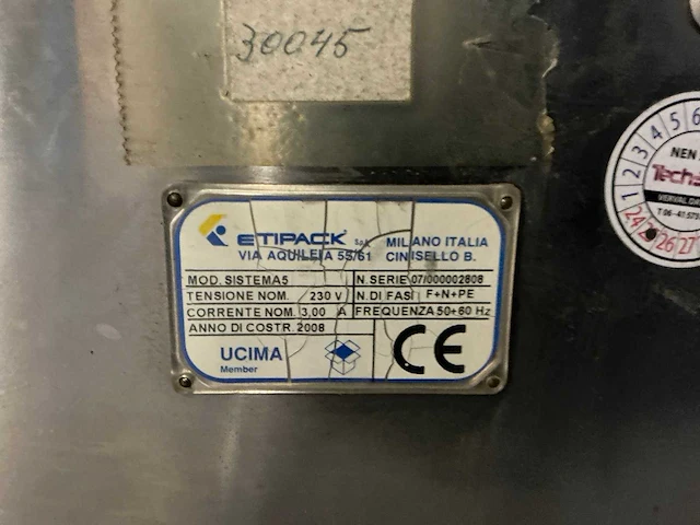 2008 etipack sistema 5 etiketteermachine - afbeelding 5 van  17