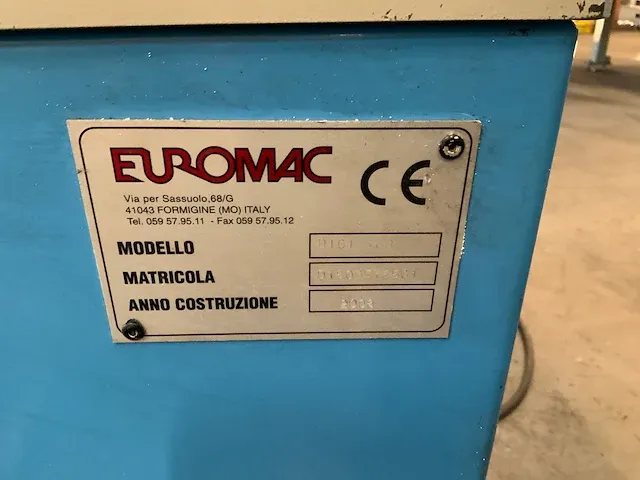 2008 euromac digibend 160 universele buigmachine - afbeelding 8 van  9