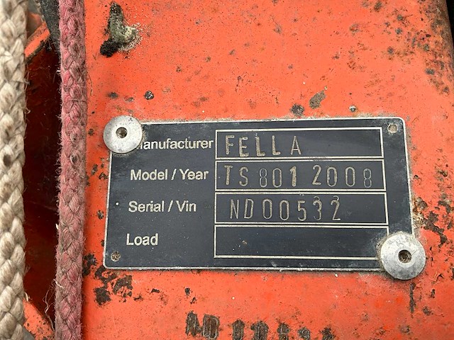 2008 fella ts 801 zwadhark - afbeelding 6 van  16