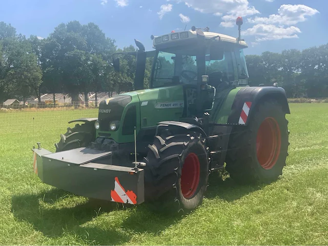 2008 fendt 411 vario tms com 3 vierwielaangedreven landbouwtractor tld-36-p - afbeelding 1 van  47