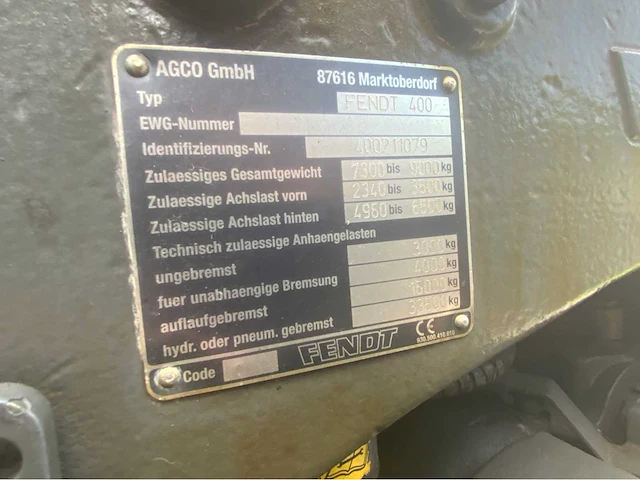 2008 fendt 411 vario tms com 3 vierwielaangedreven landbouwtractor tld-36-p - afbeelding 42 van  47