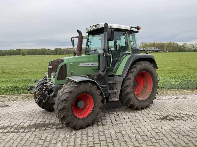 2008 fendt 412 vario vierwielaangedreven landbouwtractor - afbeelding 1 van  25