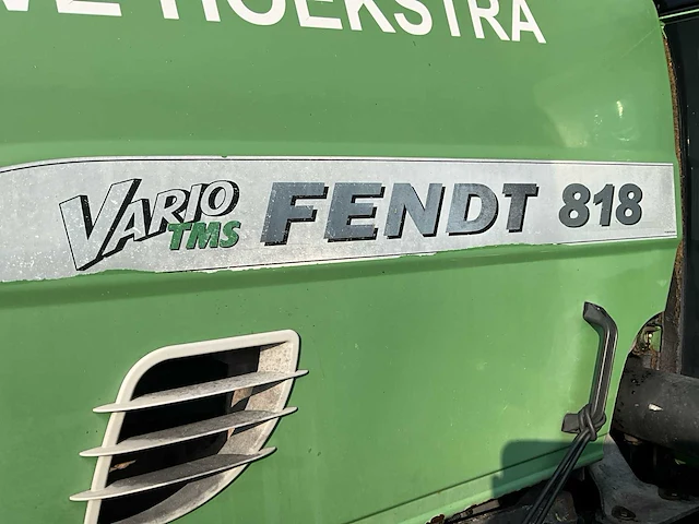 2008 fendt 818 vario tms vierwielaangedreven landbouwtractor - afbeelding 3 van  37