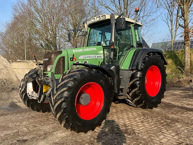 2008 fendt 818 vario tms vierwielaangedreven landbouwtractor - afbeelding 1 van  37