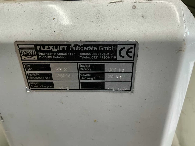 2008 flexlift flunder mr2 hefplateau - afbeelding 7 van  7