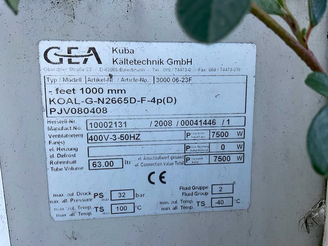 2008 gea koal-g-n condensor - afbeelding 4 van  12