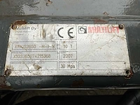 2008 ginaf c2120n vrachtwagen met laadkraan en haakarm - afbeelding 8 van  40