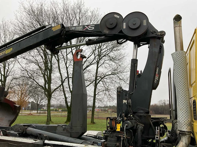 2008 ginaf c2120n vrachtwagen met laadkraan en haakarm - afbeelding 18 van  40