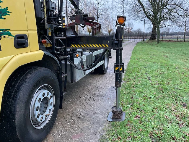 2008 ginaf c2120n vrachtwagen met laadkraan en haakarm - afbeelding 19 van  40