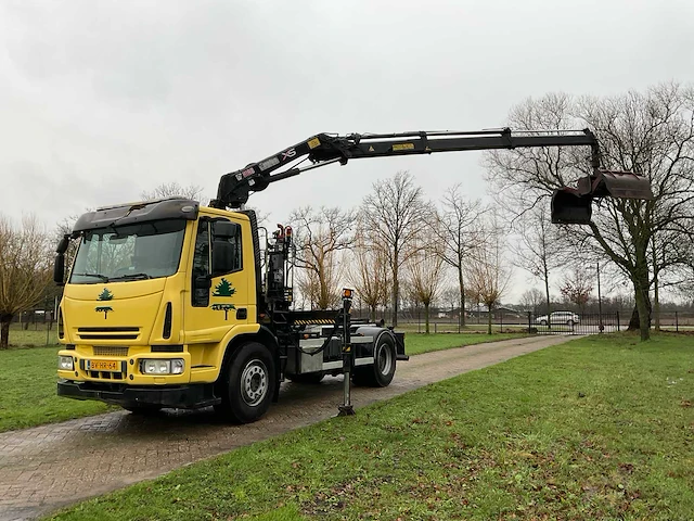 2008 ginaf c2120n vrachtwagen met laadkraan en haakarm - afbeelding 12 van  40