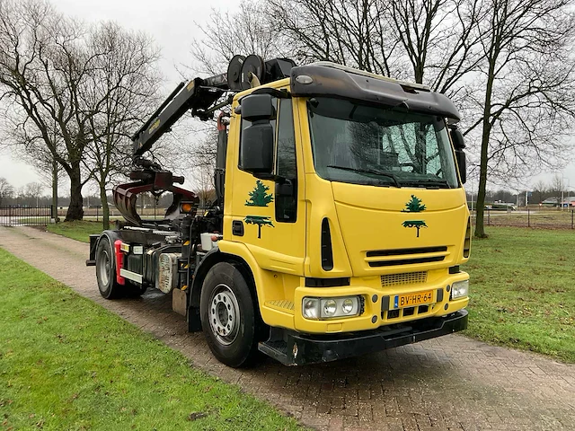 2008 ginaf c2120n vrachtwagen met laadkraan en haakarm - afbeelding 23 van  40