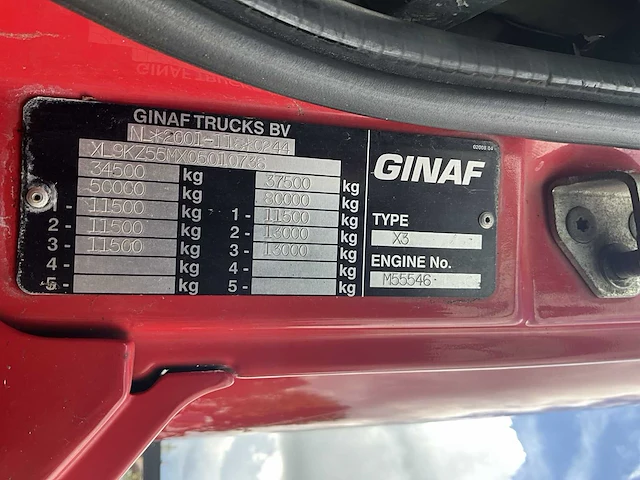 2008 ginaf x 3335 s vrachtwagen - afbeelding 49 van  55