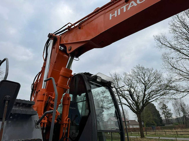 2008 hitachi zx140w-3 banden graafmachine - afbeelding 4 van  20