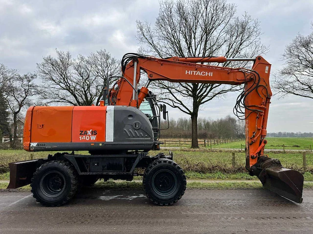 2008 hitachi zx140w-3 banden graafmachine - afbeelding 14 van  20