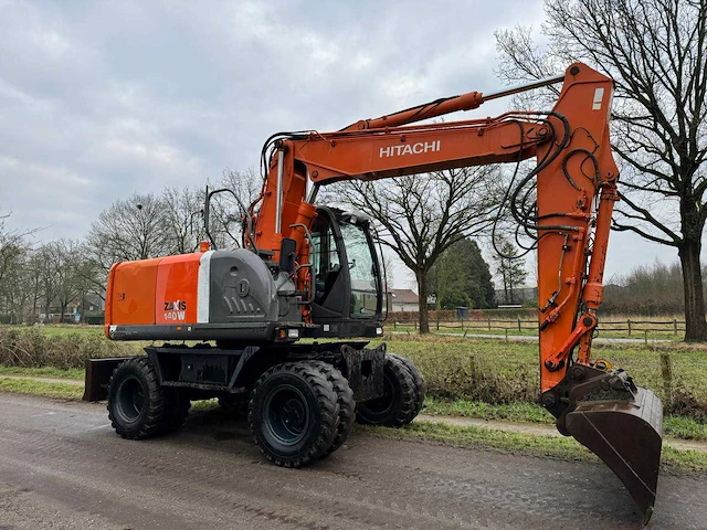 2008 hitachi zx140w-3 banden graafmachine - afbeelding 15 van  20