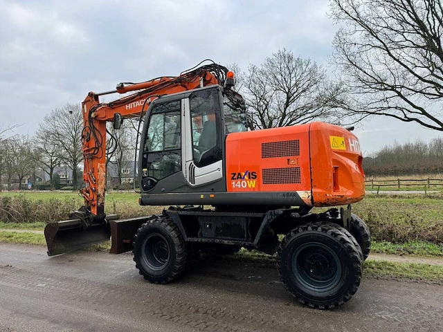 2008 hitachi zx140w-3 banden graafmachine - afbeelding 16 van  20