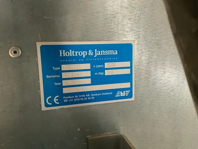 2008 holtrop en jansma ms0350 motafzuiginstallatie - afbeelding 11 van  13