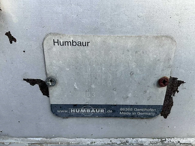 2008 humbaur madero paardentrailer wz-hx-95 - afbeelding 14 van  22