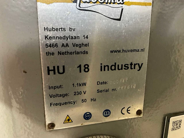 2008 huvema hu 18 industry tafelboormachine - afbeelding 10 van  10