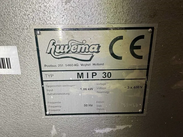 2008 huvema mip30 profielbuigmachine - afbeelding 8 van  8