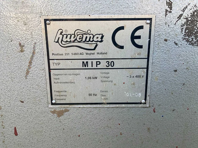 2008 huvema mip30 profielbuigmachine - afbeelding 6 van  6