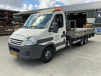 2008 iveco daily 40c15/t 3.0 16v bedrijfswagen met velhuizen opbouw en hmf laadkraan - afbeelding 1 van  55